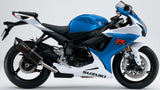 Exhaust Tip With Noise Certification Furore Aluminium Black - Gpr Compatible With Suzuki Gsx-R 750 K8 (2008-2010)