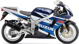 Exhaust Tip With Noise Certification Furore Aluminium Black - Gpr Compatible With Suzuki Gsx-R 750 Srad (2000-2005)