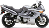 Exhaust Tip With Noise Certification Furore Aluminium Black - Gpr Compatible With Suzuki Gsx 600 F (1998-2005)