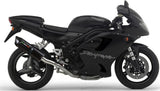 Exhaust Tip With Noise Certification Furore Aluminium Black - Gpr Compatible With Triumph Daytona 955 Monobraccio (2003-2005)