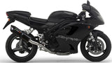 Exhaust Tip With Noise Certification Furore Aluminium Black - Gpr Compatible With Triumph Daytona 955 Monobraccio (2003-2005)