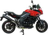 Exhaust Tip With Noise Certification Furore Aluminium Black - Gpr Compatible With Triumph Tiger 1050 Sport (2013-2015)
