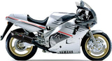 Exhaust Tip With Noise Certification Furore Aluminium Black - Gpr Compatible With Yamaha Fzr 1000 Ex-Up (1989-1990)