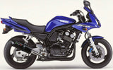 Exhaust Tip With Noise Certification Furore Aluminium Black - Gpr Compatible With Yamaha Fzs 600 Fazer (1998-2003)