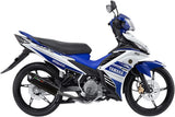 Complete Non-Catalytic Exhaust System With Sound Certification Furore Aluminium Black - Gpr Compatible With Yamaha Jupiter 135 (2005-2012)