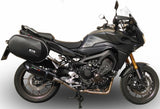 Complete Non-Catalytic Exhaust System With Sound Certification Furore Aluminium Black - Gpr Compatible With Yamaha Tracer Fj-09 Tr (2015-2016)