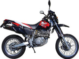 Exhaust Tip With Noise Certification Furore Aluminium Black - Gpr Compatible With Yamaha Tt 600 E (1998-2004)