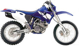 Complete Non-Catalytic Exhaust System With Sound Certification Furore Aluminium Black - Gpr Compatible With Yamaha Wr 400 F (1998-2000)