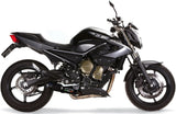Complete Non-Catalytic Exhaust System With Sound Certification Furore Aluminium Black - Gpr Compatible With Yamaha Xj6 - Xj 600 Diversion (2009-2017)