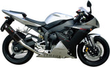 Exhaust Tip With Noise Certification Furore Aluminium Black - Gpr Compatible With Yamaha Yzf 1000 R1 (2002-2003)