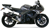 Exhaust Tip With Noise Certification Furore Aluminium Black - Gpr Compatible With Yamaha Yzf-R6 (2003-2005)