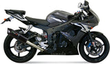 Exhaust Tip With Noise Certification Furore Aluminium Black - Gpr Compatible With Yamaha Yzf-R6 (2003-2005)