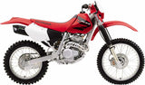 Exhaust Tip With Noise Certification Furore Aluminium Black - Gpr Compatible With Honda Xr 250 R (1992-2002)