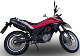 Complete Catalytic Exhaust System With Sound Certification Furore Aluminium Black - Gpr Compatible With Husqvarna Tr 650 Terra - Strada (2013-2015)