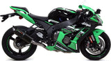 Exhaust Tip With Noise Certification Furore Aluminium Black - Gpr Compatible With Kawasaki Zx-10R (2010-2015)