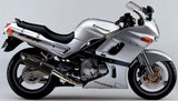 Dual Exhaust System With Sound Certification Furore Aluminium Black - Gpr Compatible With Kawasaki Zzr 600 (2002-2006)