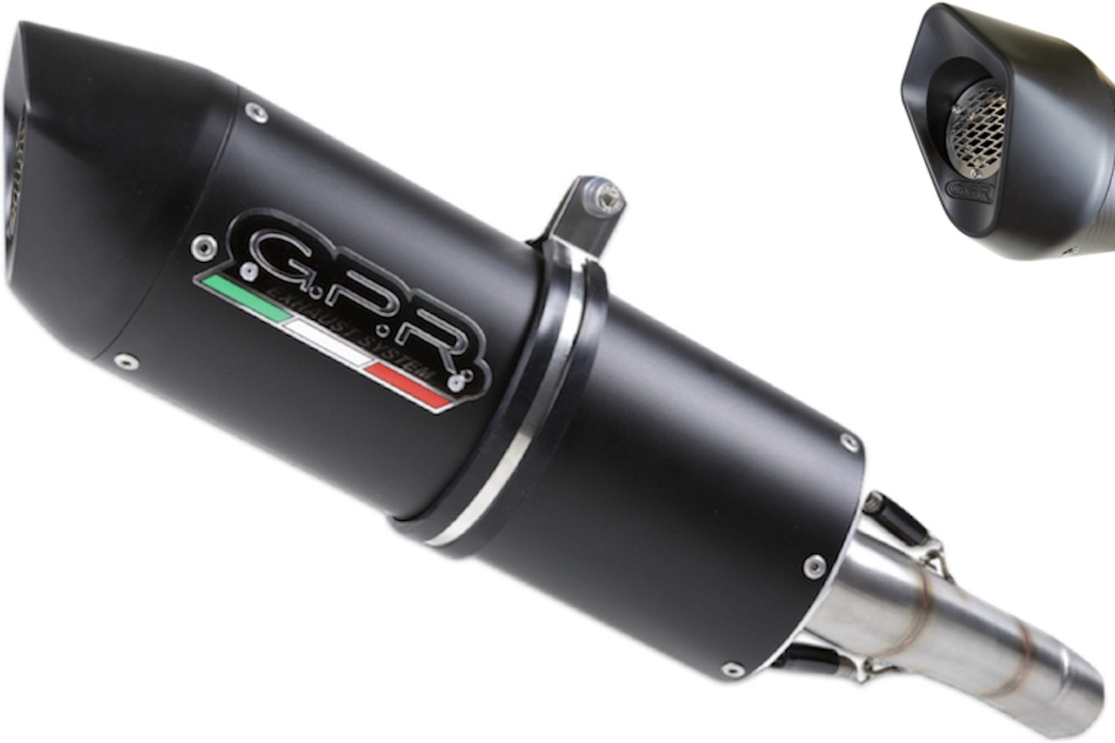 Complete Catalytic Exhaust System With Sound Certification Furore Evo4 Aluminium Black - Gpr Compatible With Zontes Zt 125 G1 (2020-2023)