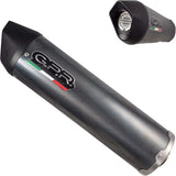 Catalytic Exhaust Tip With Sound Certification Furore Evo4 Carbon Look - Gpr Compatible With Voge Valico 300 (2022-2023)