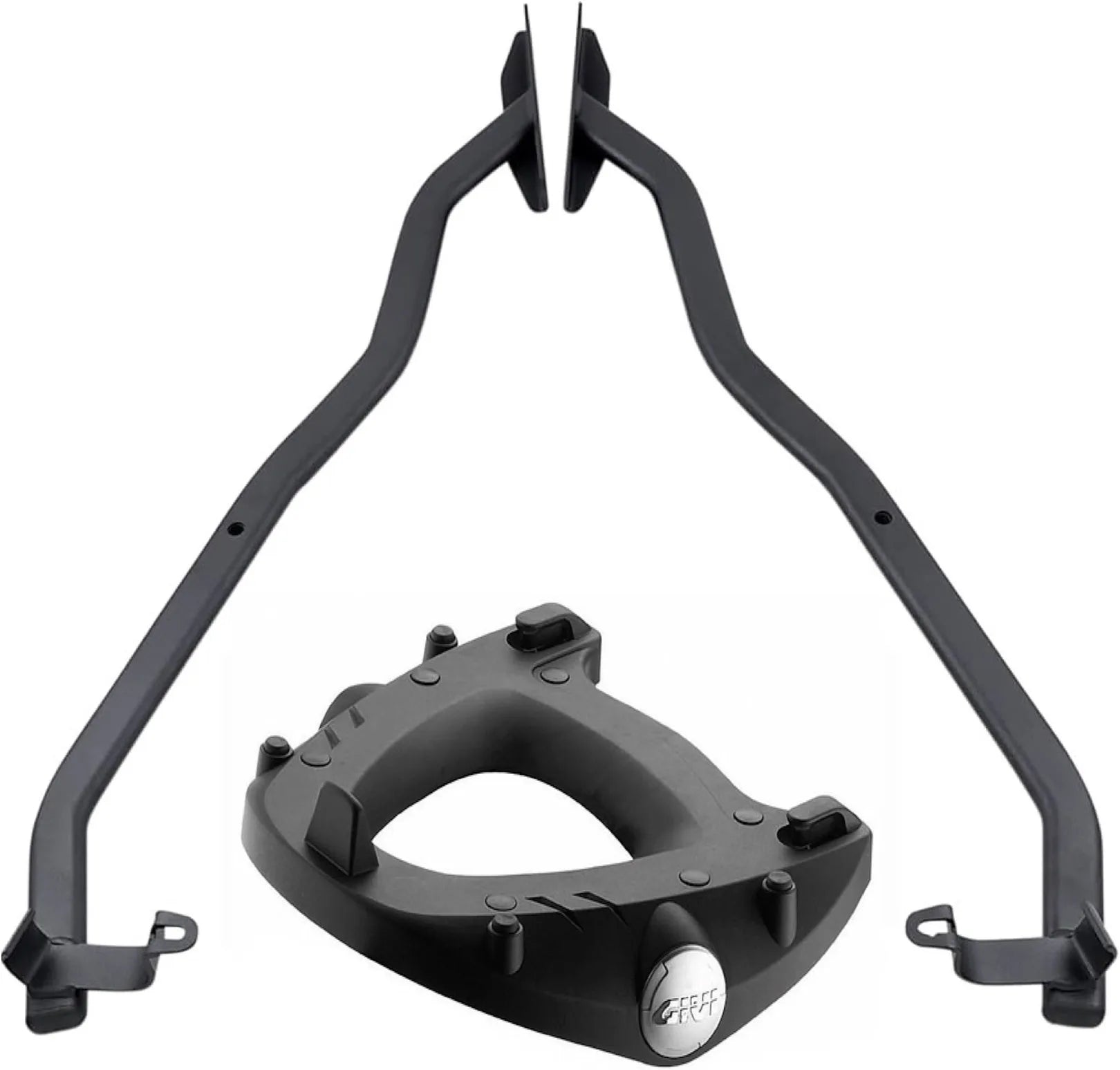 Monokey Trekker Black Aluminium Top Case - 46 Lt Trekker Aluminium - Givi Compatible With Honda Cb 500 S (2000-2005)
