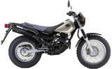 Exhaust Tip With Noise Certification Ghisa Black Stainless Steel - Gpr Compatible With Yamaha Tw 125 (1999-2007)