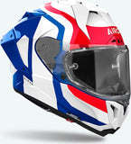 Full-Face Motorcycle Helmet Airoh Gp800 - Gp8C18 Hpc Carbon Blue Red Glossy Competition Size L