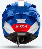 Full-Face Motorcycle Helmet Airoh Gp800 - Gp8C18 Hpc Carbon Blue Red Glossy Competition Size Xl
