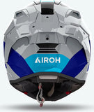 Full-Face Motorcycle Helmet Airoh Gp800 - Gp8C19 Hpc Carbon Blue Red Glossy Competition Size Xs