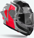 Full-Face Motorcycle Helmet Airoh Gp800 - Gp8C55 Hpc Carbon Gloss Red Competition Size S