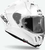 Full-Face Motorcycle Helmet Airoh Gp800 - Gp8F14 Hpc Carbon Gloss White Color Size L