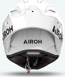 Full-Face Motorcycle Helmet Airoh Gp800 - Gp8F14 Hpc Carbon Gloss White Color Size Xs