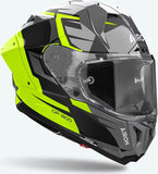 Full-Face Motorcycle Helmet Airoh Gp800 - Gp8Ma31 Hpc Carbon Gloss Yellow Master Size Xs
