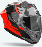 Full-Face Motorcycle Helmet Airoh Gp800 - Gp8Ma32 Hpc Carbon Gloss Orange Master Size Xs