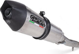 Exhaust Tip With Noise Certification Gpe Anniversary Titanium - Gpr Compatible With Suzuki V-Strom Dl 1000 (2014-2016)