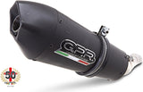 Catalytic Exhaust Tip With Sound Certification Gpe Anniversary Black Titanium - Gpr Compatible With Ducati Multistrada 1200 (2010-2014)