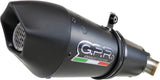 Catalytic Exhaust Tip With Sound Certification Gp Evo4 Black Titanium - Gpr Compatible With Moto Morini X-Cape 650 (2021-2023)