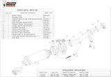 Catalytic Exhaust Tip With Sound Certification Gp Carbon - Mivv Compatible With Honda Cbr 600 F (2001-2010)