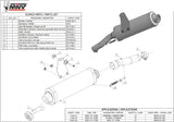 Exhaust Tip With Noise Certification Oval Stainless Steel - Mivv Compatible With Honda Xlv 650 Transalp (2005-2007)