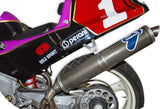 Complete Exhaust System Without Sound Certification Round Carbon - Termignoni Compatible With Honda Vfr 750