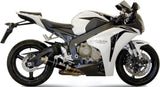 Exhaust Tip With Noise Certification Gp Steel Black - Mivv Compatible With Honda Cbr 1000 Rr (2008-2013)