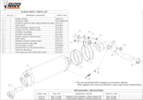 Exhaust Tip With Noise Certification Oval Carbon Carbon - Mivv Compatible With Honda Xl 125 Varadero (2007-2011)