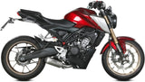 Complete Exhaust System Without Catalytic Converter And Without Sound Certification Mk3 Stainless Steel - Mivv Compatible With Honda Cb 125 R (2021-2024)