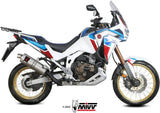 Exhaust Tip With Noise Certification Dakar Stainless Steel - Mivv Compatible With Honda Crf 1100 L Africa Twin (2020-2023)