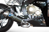 Exhaust Tip With Noise Certification Oval Carbon - Termignoni Compatible With Honda Cbr 1000 Rr (2008-2011)
