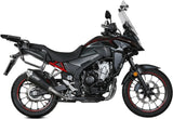 Complete Non-Catalytic Exhaust System With Sound Certification Delta Race Steel Black Carbon - Mivv Compatible With Honda Cb 500 X (2021-2024)