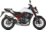Complete Non-Catalytic Exhaust System With Sound Certification Oval Carbon Carbon - Mivv Compatible With Honda Cb 750 Hornet (2023-2024)