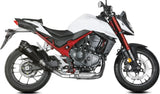 Complete Non-Catalytic Exhaust System With Sound Certification Delta Race Carbon Carbon - Mivv Compatible With Honda Cb 750 Hornet (2023-2024)
