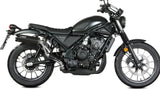 Exhaust Tip With Noise Certification Hr-1 Steel Black - Mivv Compatible With Honda Cl 500 (2023-2024)