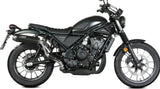 Exhaust Tip With Noise Certification Hr-1 Steel Black Carbon - Mivv Compatible With Honda Cl 500 (2023-2024)