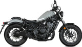Exhaust Tip With Noise Certification Hr-1 Steel Black - Mivv Compatible With Honda Cmx 500 Rebel (2022-2024)