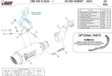 Exhaust Tip With Noise Certification Gppro Carbon - Mivv Compatible With Honda Cb 500 Hornet (2024)